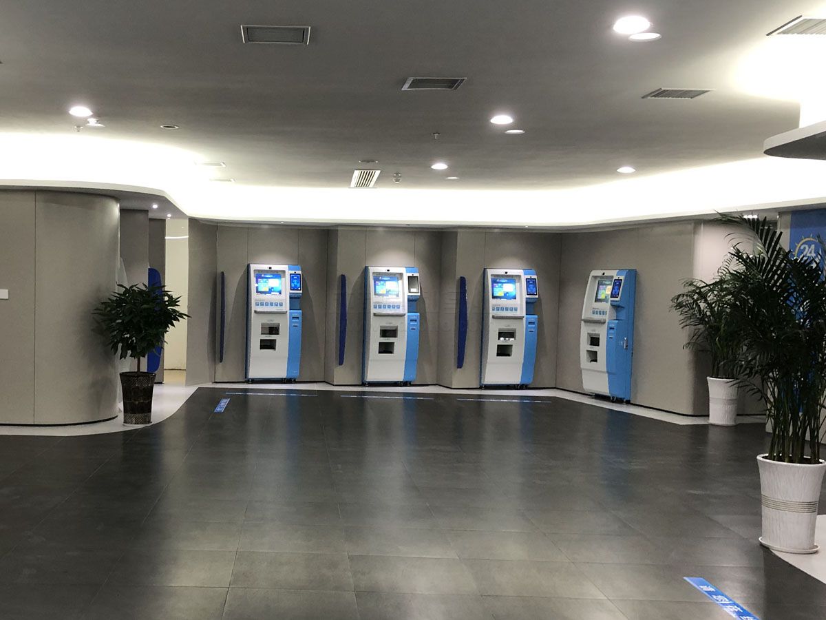 四川達州渠縣智慧稅務自助終端機安裝項目效果圖